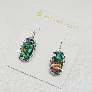 Kendra Scott  Oval abalone shell earrings